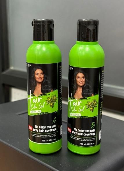 3 In 1 Hair Color Gel✨(Argan Oil) 250 ml x 2 = 500 ml |🔥(Buy 1 Get 1 Free)