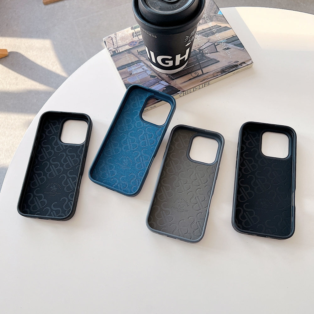 Wireless Charging PU Leather Rugged Kickstand Phone Case - iPhone 16 Pro