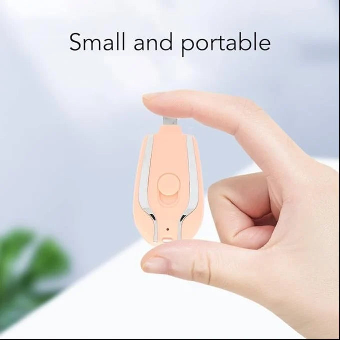 Original Mart Portable Emergency Key Chain Power Bank Key Power Bank ((iPhone) Type iOS Pin) Key Chain